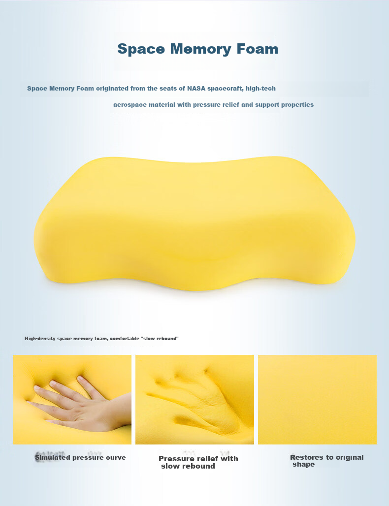 J.Sir Student Pillow for Ages 6-12, Spine Protection, Class A, Children's and Youth Dormitory Cervical Pillow, All-Season Universal 9