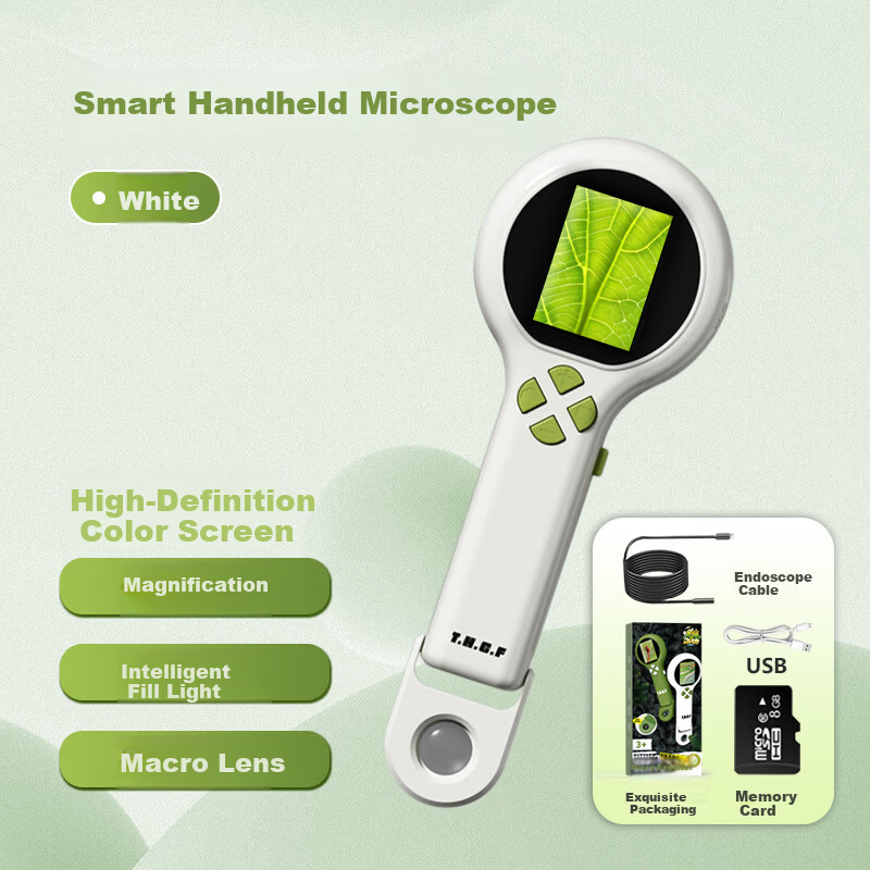 Mr. Shima Electronic Microscope HD Portable Smart Handheld Microscope for Boys and Girls Ages 8-12 Children's Day Gift