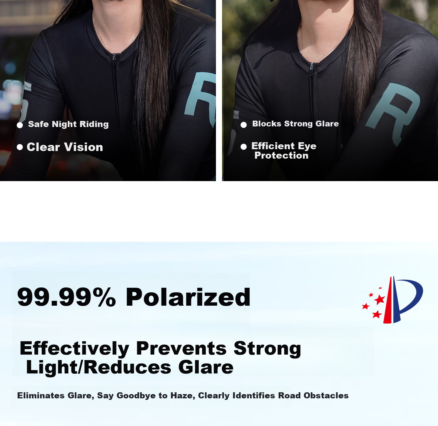CAPONI Cycling Glasses Prescription Clip-On Day and Night Photochromic Outdoor Mountaineering Sports Protective Sunglasses Unisex 14