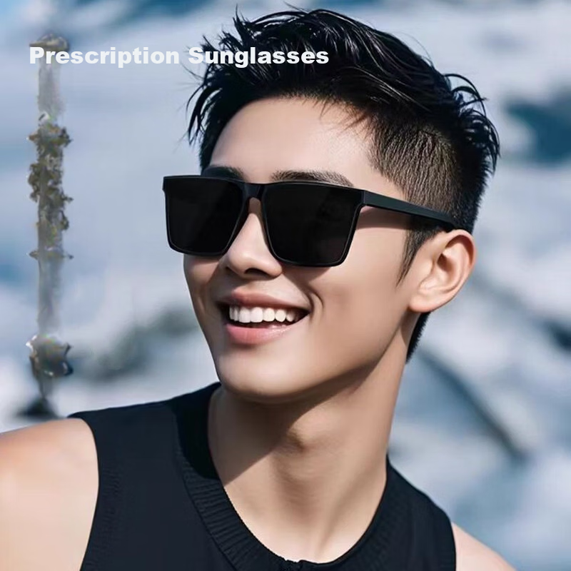 Liangshihui Prescription Sunglasses Polarized Driving Glasses for Men and Women - 200 Degree Myopia