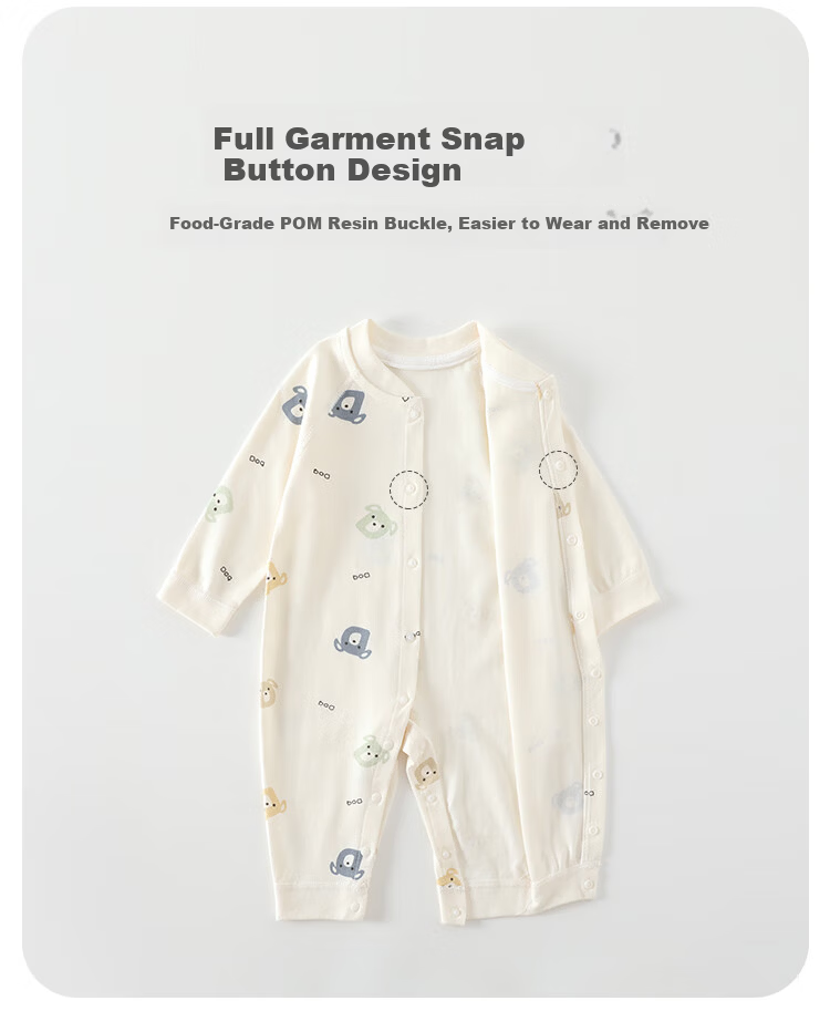 JOYNCLEON Infant Romper Spring Summer Pure Cotton Clothing Class A Newborn Baby Sleepwear Jlt20288 5