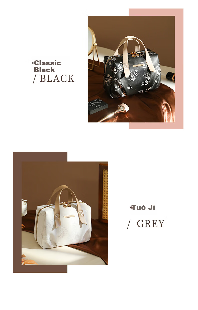 LOHO Travel Makeup Bag Portable Women's 2026 New High-Value Large Capacity Toiletry Skincare Storage Pouch Box Bag 13