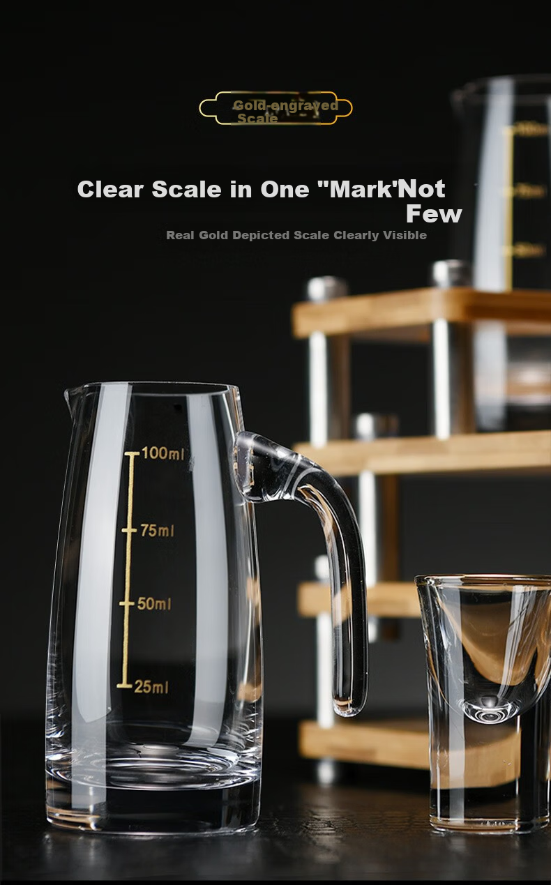 Vankachi Luxury High-End Crystal Glass Baijiu Set 6 Decanters 6 Cups Home Hotel Business Drinkware 5