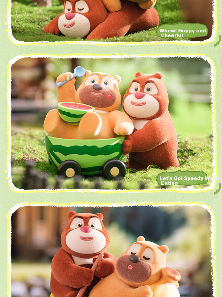 X11 SPACE Boonie Bears: The World with Bears Is Not Lonely Series Single Blind Box Gift Figurine Toy 6