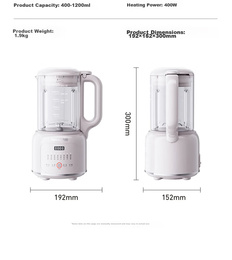 Joyoung 1.2L Home Soy Milk Maker High-Temperature Self-Cleaning Juicer Pasteurization Blender DJ12X-D137 24