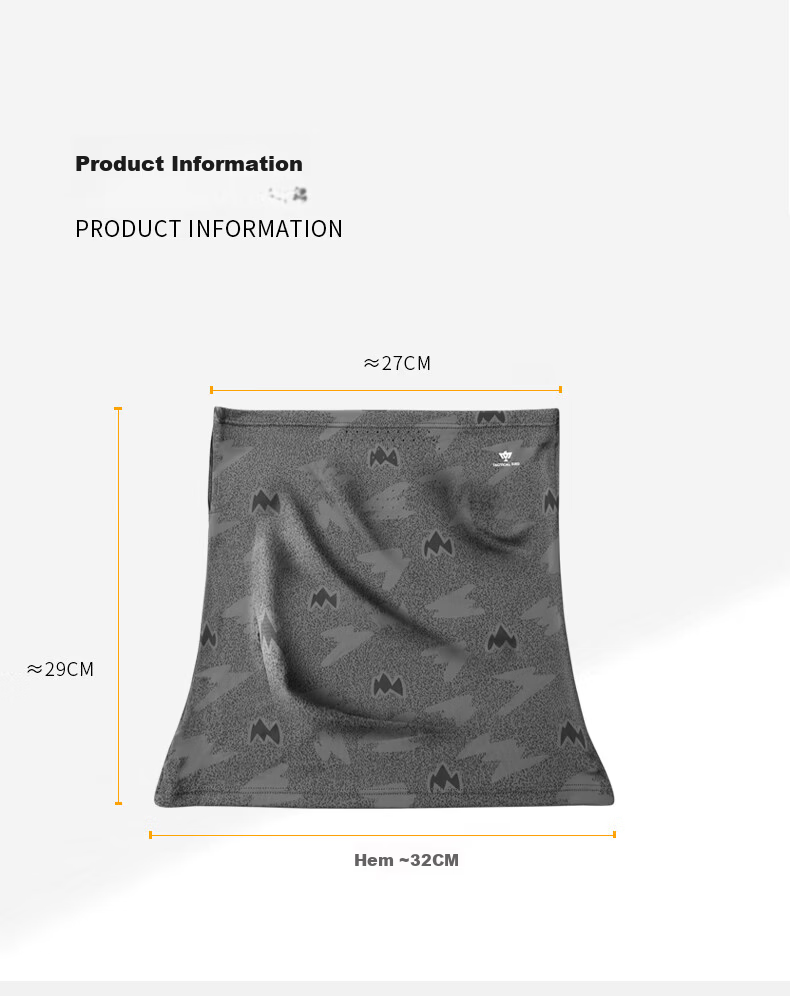 Tactical Bird Wide Brim | Loose Summer Ice Silk Sun Protection Face Mask Scarf Men's Large Size Fishing Face Cover Sunshade Neck Gaiter 24