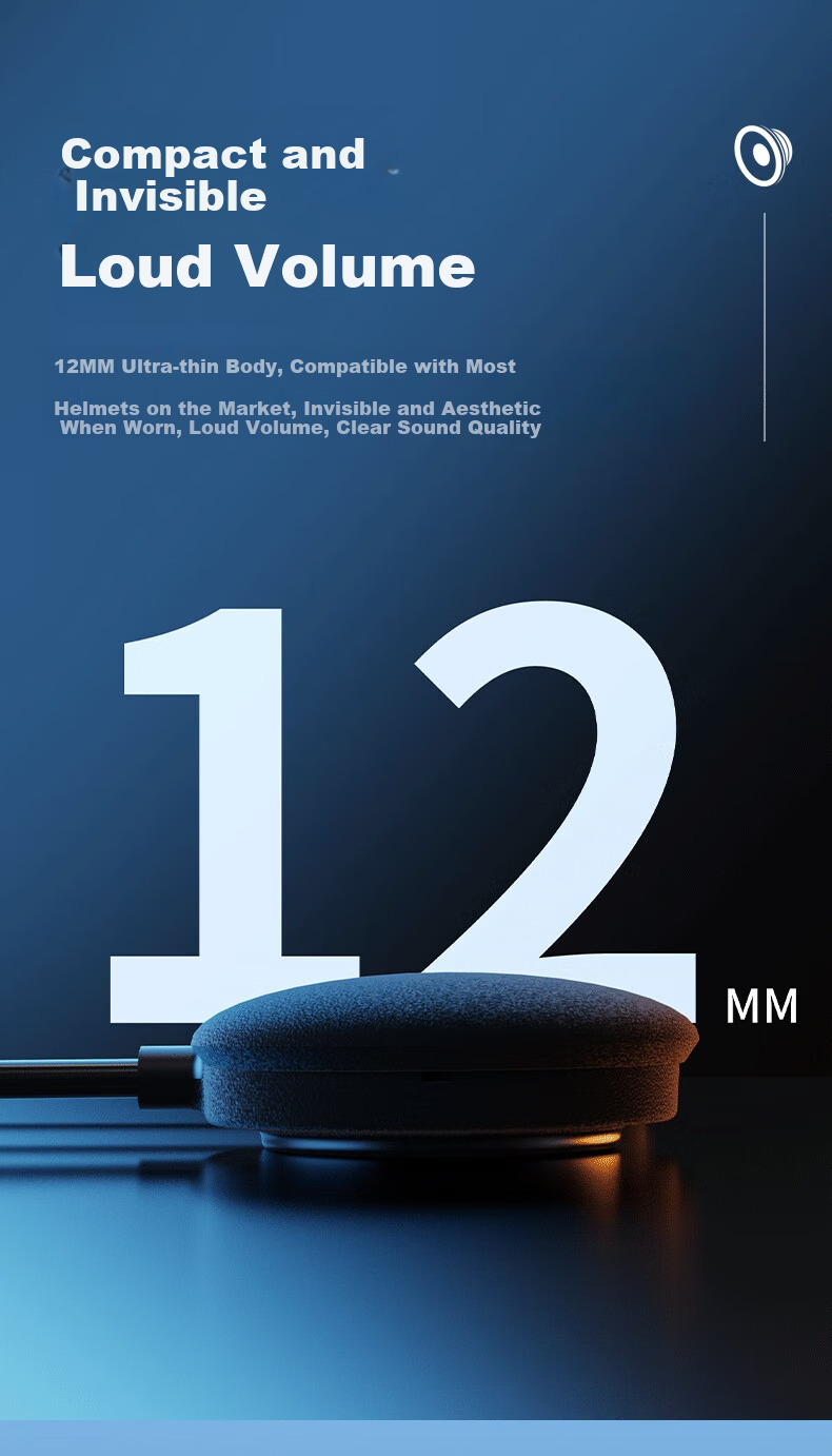 Hengjiang BT30 Built-in Integrated Helmet Bluetooth Headset Full Helmet Half Helmet Waterproof Long Battery Life [Universal for Winter and Summer Helmets] 9