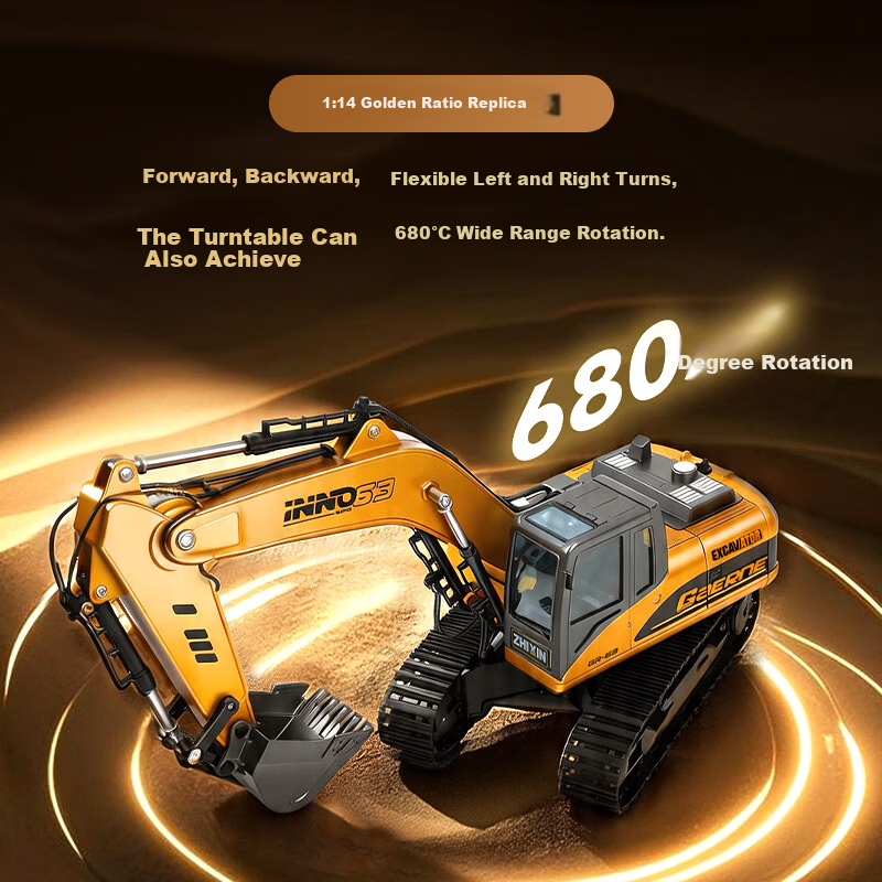 McLaren Remote Control Toy Excavator Engineering Vehicle Children's Day Gift for Boys Boys Birthday Gift Ages 3-6-12