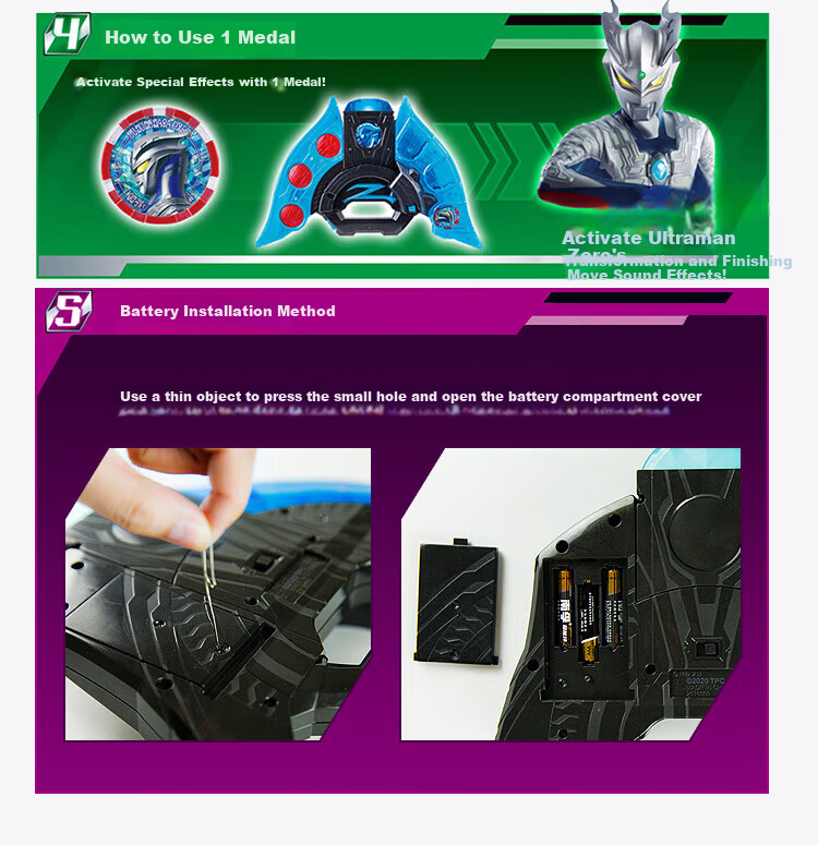 Bandai Ultraman Zeta Seika Transformer Boys Birthday Children's Day Gift Set 3