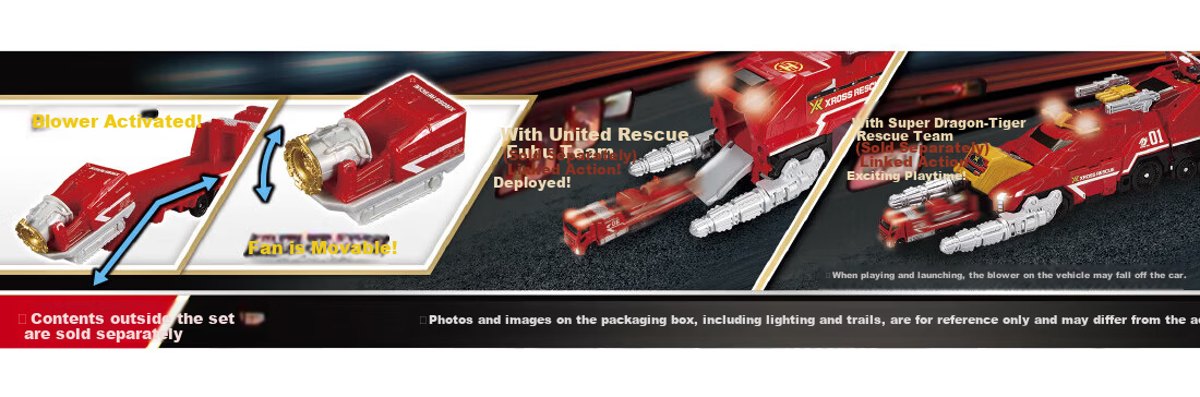TAKARA TOMY TOMY Fire Rescue Scene Joint Rescue XRT10 Windmill 090731 Children's Day Gift 1