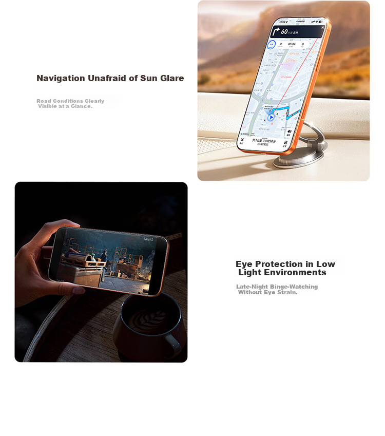 Baseus [AR Anti-Reflection | 97% Light Transmission] Tempered Glass Screen Protector for iPhone 17 Pro, High-Definition, Anti-Fingerprint, Dust-Free Storage 4
