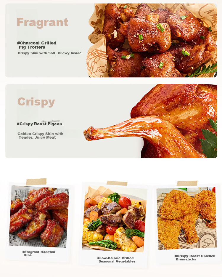 SUPOR Tornado Air Fryer Dual Heat Source 6.5L Fully Automatic Fryer and Oven Titanium New Steam Tender Fry KD65D852 14