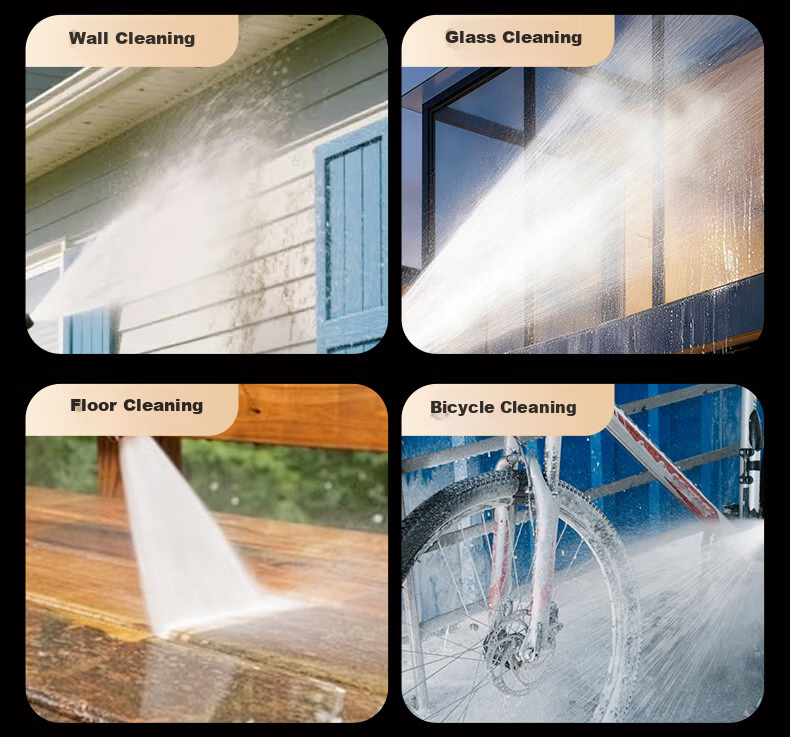 Zhiguozhe Car Wash Machine High-Pressure Home Use Water Gun Powerful Cleaning Spray Wireless Lithium Battery Portable Tool 29