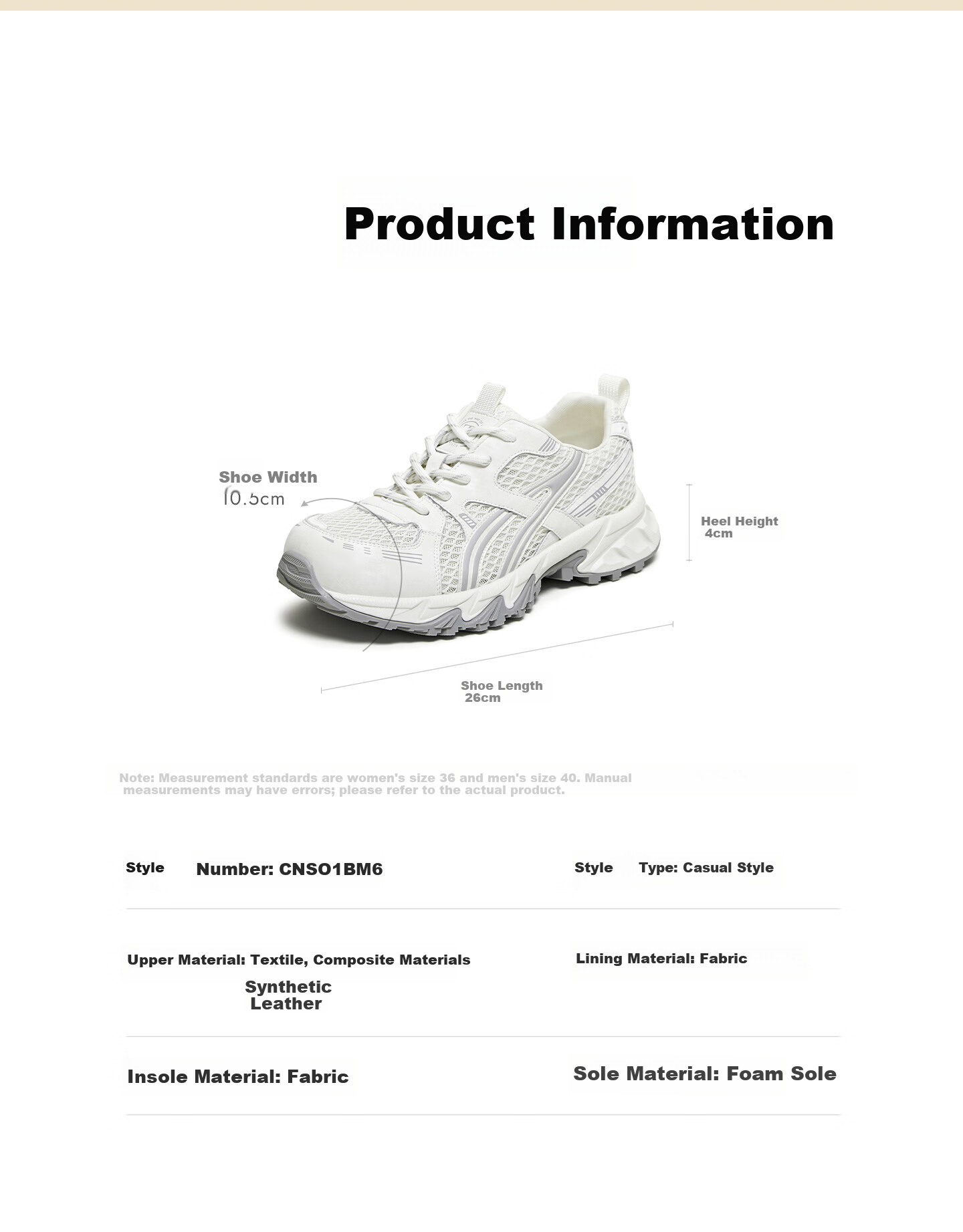 TATA Zhao Zhaoyi Same Style 26 Summer Mall Coconut Jelly Fashion Casual Breathable Women's Dad Sneakers Beige/Grey 38 18