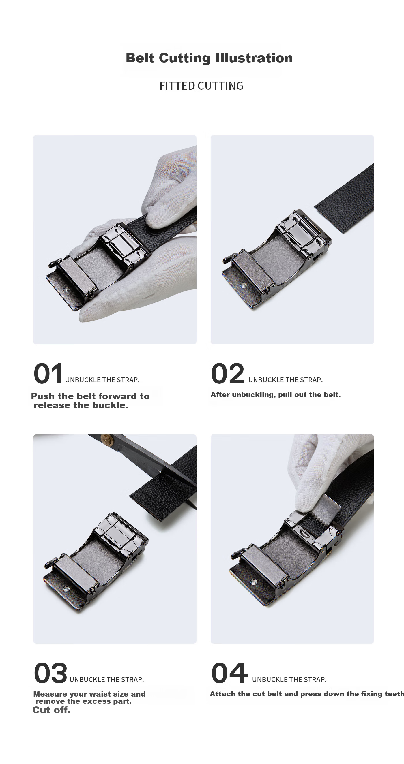 Baoxiniao 2026 New Men's Genuine Leather Business Casual Cowhide Automatic Buckle Belt 115cm 5