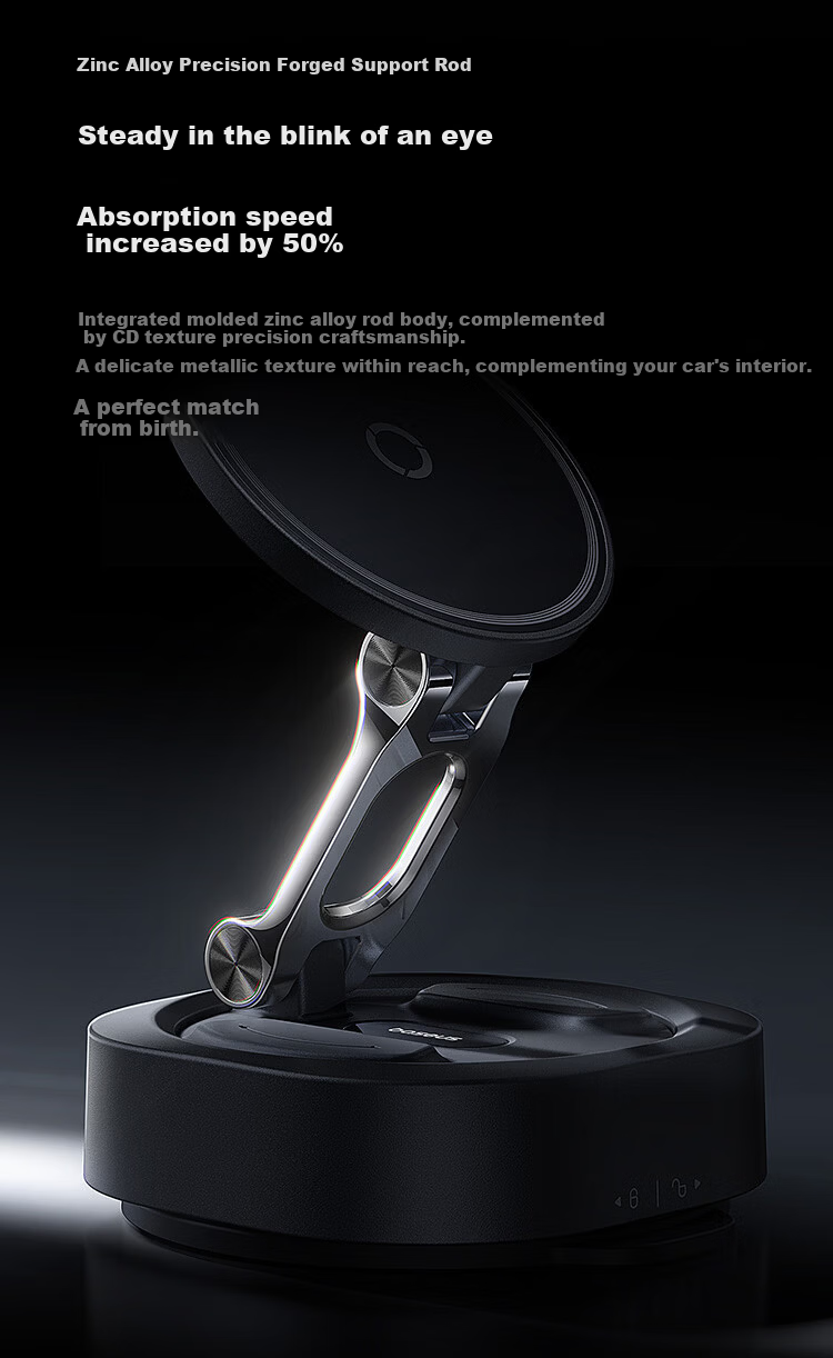 BASEUS [No Trace Vacuum Adsorption] Car Phone Holder Magnetic Dashboard Suction Cup Car Navigation 2026 New Model 22