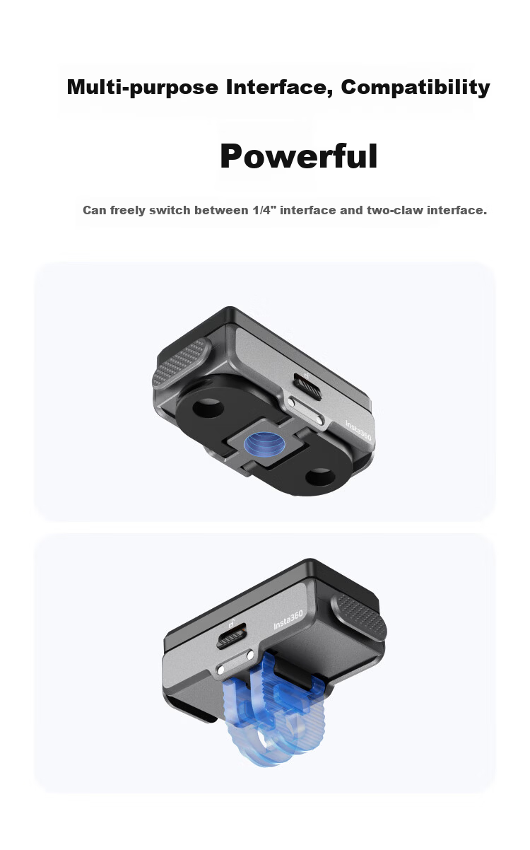 Insta360 Universal Magnetic Quick Release Accessory 2.0 (Compatible with Ace Series/X Series) 3