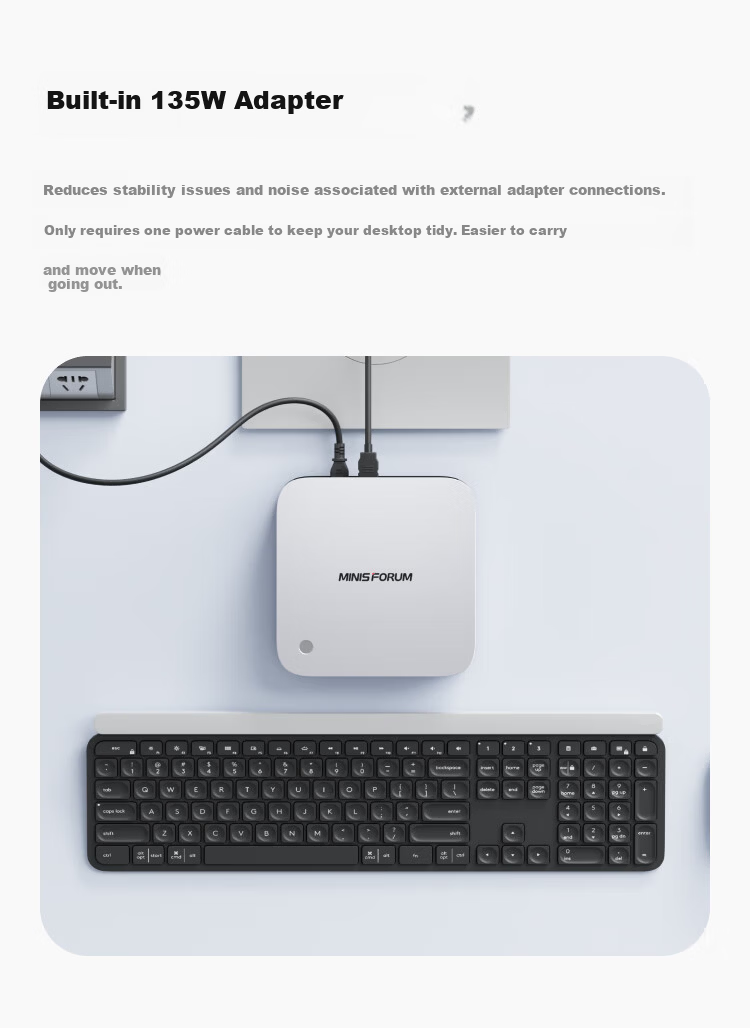 Mingfan X1Pro-255 Flagship AMD Ryzen 7 255 Mini Desktop PC Gaming Business Office 16GB RAM 1TB Storage 11