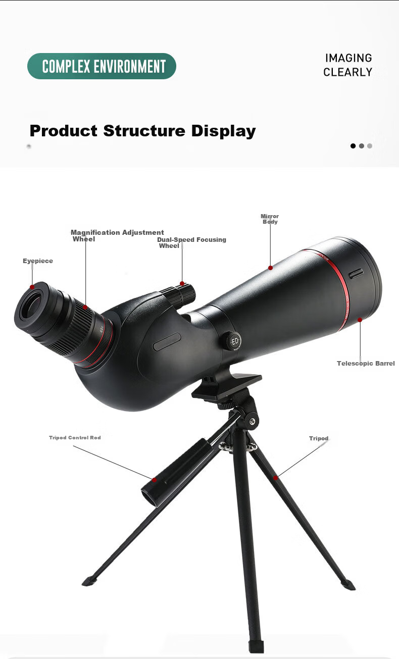 Star Eagle HD High-Power Military Night Vision 8000m Professional 50km ED Birdwatching Monocular Telescope Astronomy 18