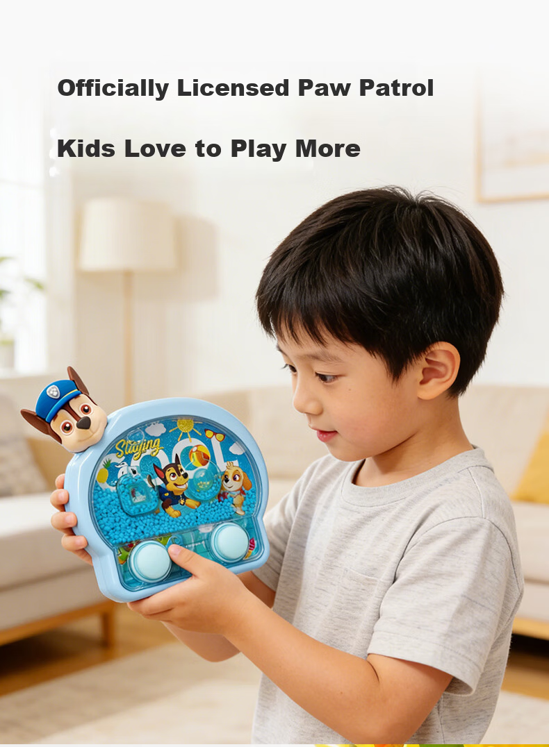 Big Eye Little Kid Paw Patrol Children's Water Game Cartoon Water Ring Toss Educational Toy Boys Girls Children's Day Gift 2