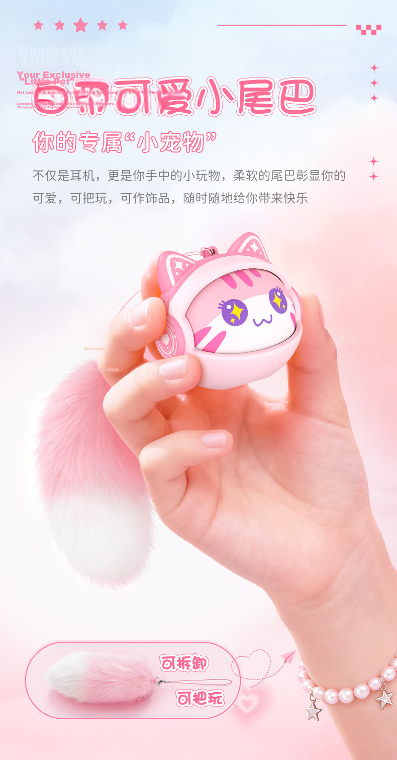 ONIKUMA Mini Girl Headphones Comfortable Long Wear Invisible Semi In-Ear Wireless Bluetooth High-Quality Sound Stylish Compatible with Apple Huawei Xiaomi Invoice Available 6