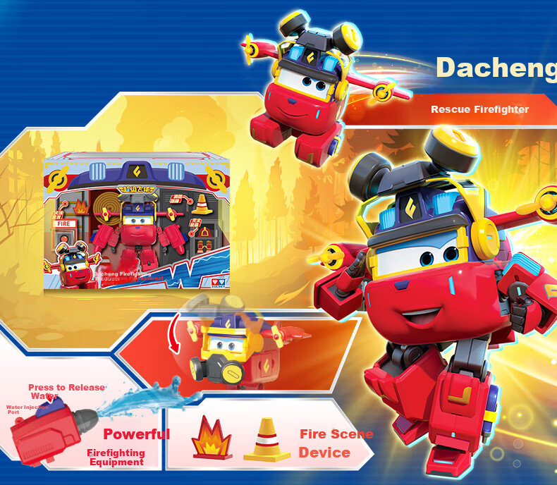 AULDEY Super Wings Transforming Robot Engineer Dodo Tool Set Pretend Play Children's Day Gift 6