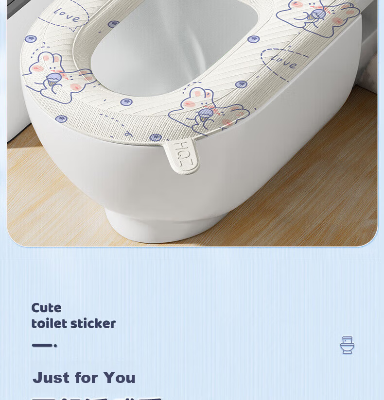 Liomirror EVA Waterproof Toilet Seat Cushion Thickened Washable Home Winter Toilet Seat Cover 1