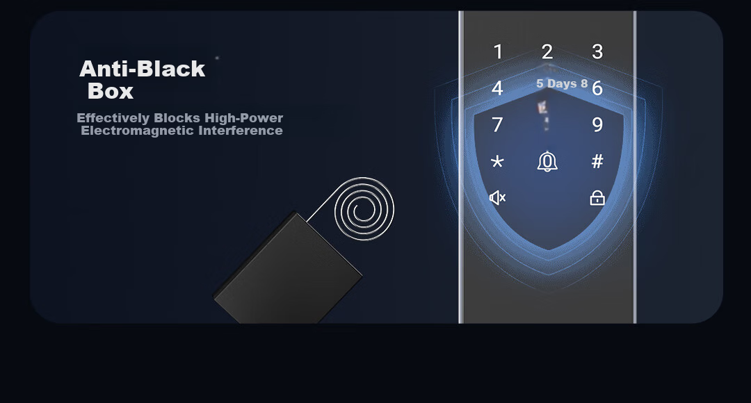 Haier Smart Door Lock P30lite Fully Automatic Fingerprint Password Lock Home Entrance Anti-theft Electronic Lock C-Level Lock 10