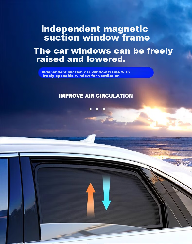 AUTOWOEL Car Sunshade Window Shade for Heat Insulation, 2026 New Model In-Car Privacy Curtain with Magnetic Sides for Babies And Infants 29