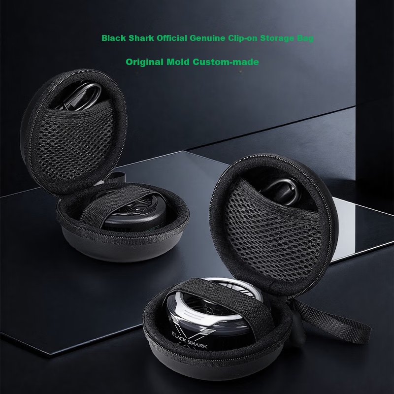 Black Shark 6 Pro Magnetic Phone Cooler Storage Bag Gaming Live Streaming Clip Cooling Device Compatible with Tablet Apple iPad Xiaomi Red Magic Vivo OnePlus King of Glory Delta