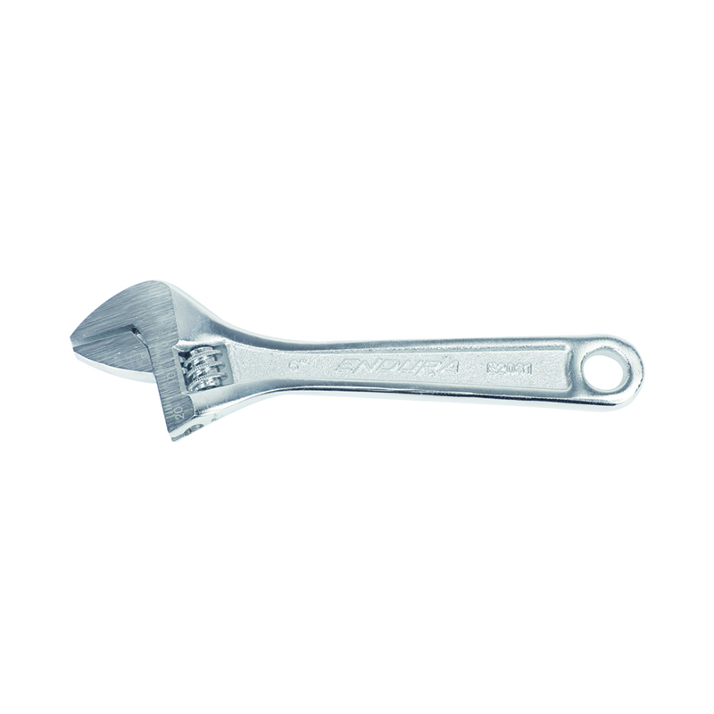 ENDURA Heavy-Duty Chrome Vanadium Steel Adjustable Wrench 6" E2031