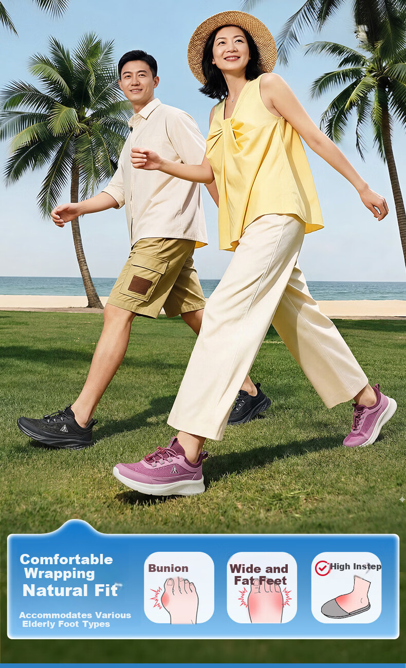Zulijian Elderly Summer Breathable Casual Shoes Soft Sole Summer Walking Shoes 26213067T Men's Casual Blue Size 43 8