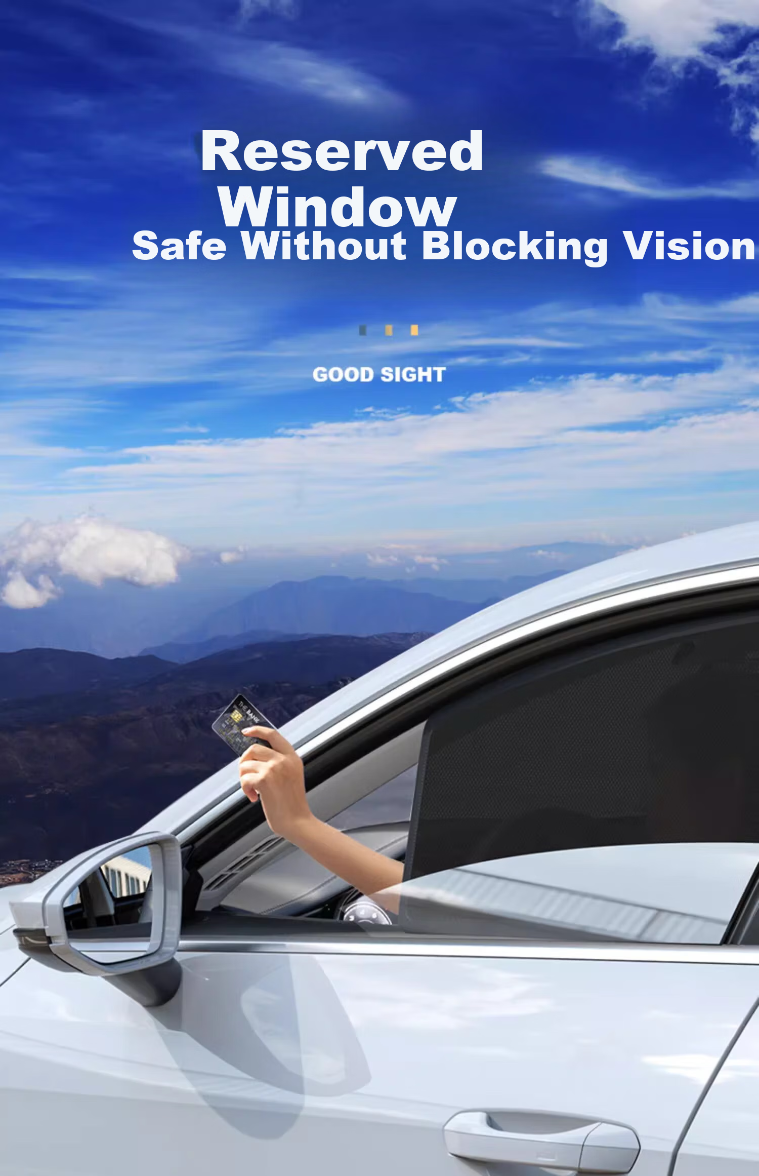 AUTOWOEL Car Sunshade Window Shade for Heat Insulation, 2026 New Model In-Car Privacy Curtain with Magnetic Sides for Babies And Infants 32