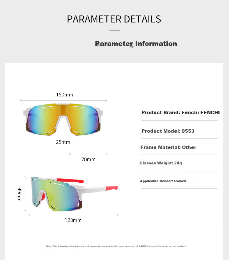 FENCHI Youth Cycling Goggles Windproof UV Protection Outdoor Sports Glasses Kids Spring Autumn Sun Protection Sunglasses 24