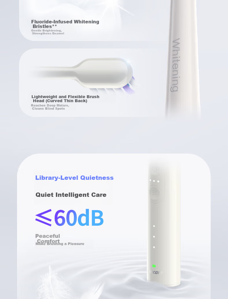 Leng Suan Ling [Wu Lei Recommended] S800 Sonic Vibration Electric Toothbrush Adult/Student Birthday Gift Couple Gift for Him/Her 9