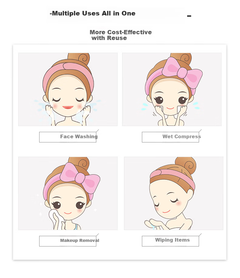DAMAH DARK MAGIC Facial Cleansing Cotton Soft Towels Extra Large Thick Dual-Use Wet and Dry 80 Sheets*5 Packs (95g/m²) 20*20cm 11