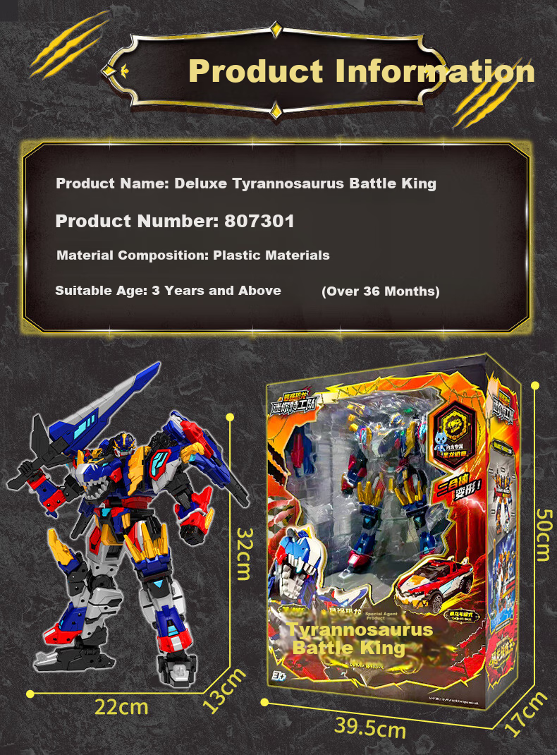 Mini Force X Ice Blade Sabertooth Tiger Season 8 Strongest Dinosaur 3-Form Combination Left Foot Armor Transforming Robot Toy 15