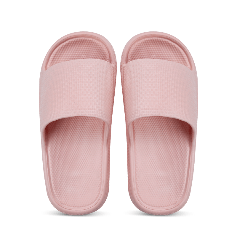 Limi Women's Bathroom Non-Slip Slippers Thick Sole Couple Home Cool Slippers Odorless Wearable Shrimp Pink