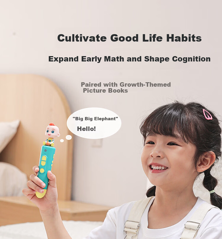 BabyBus Early Learning Machine Reading Pen Advanced Starter Kit Bilingual Educational Toy Toddler Reading Book Children's Day Gift 9