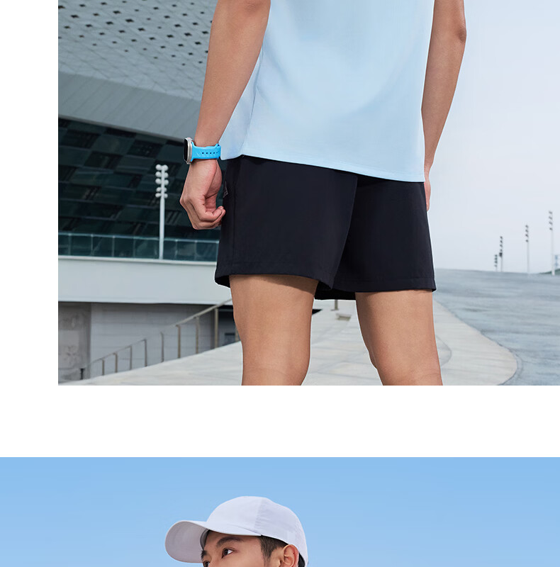 PEAK Men's Summer Sports Set Quick-Dry Breathable Sleeveless Vest and Shorts Badminton Running Fitness Two-Piece DF152010 25