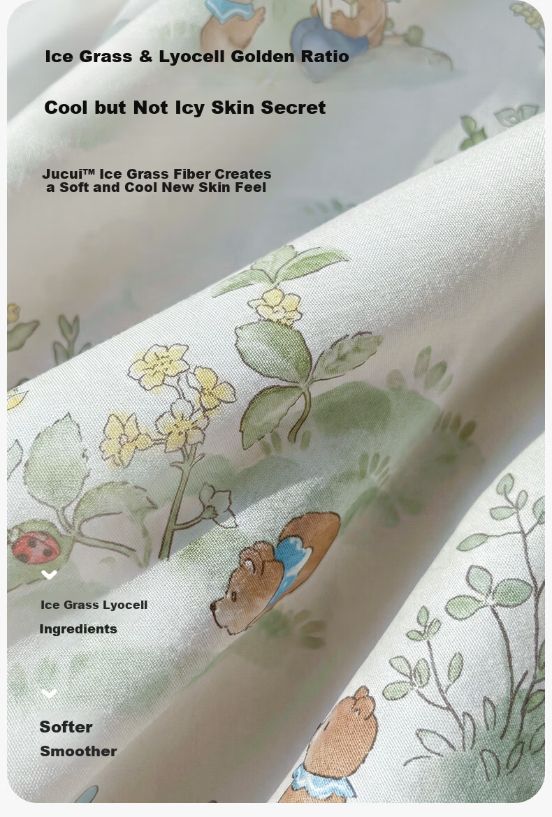 KUB Baby Anti-Kick Quilt Spring and Summer Embrace Quilt Baby Sleeping Bag Integrated Cooling Sleeping Bag Snow Rabbit Play - 150*150cm 4