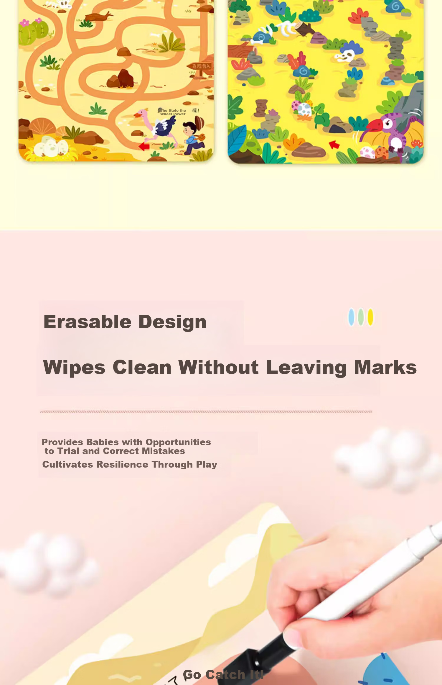 Yijimei Children's Maze Training Book Focus Training 3-6 Years Old Educational Preschool Thinking Training Toy Gift 17