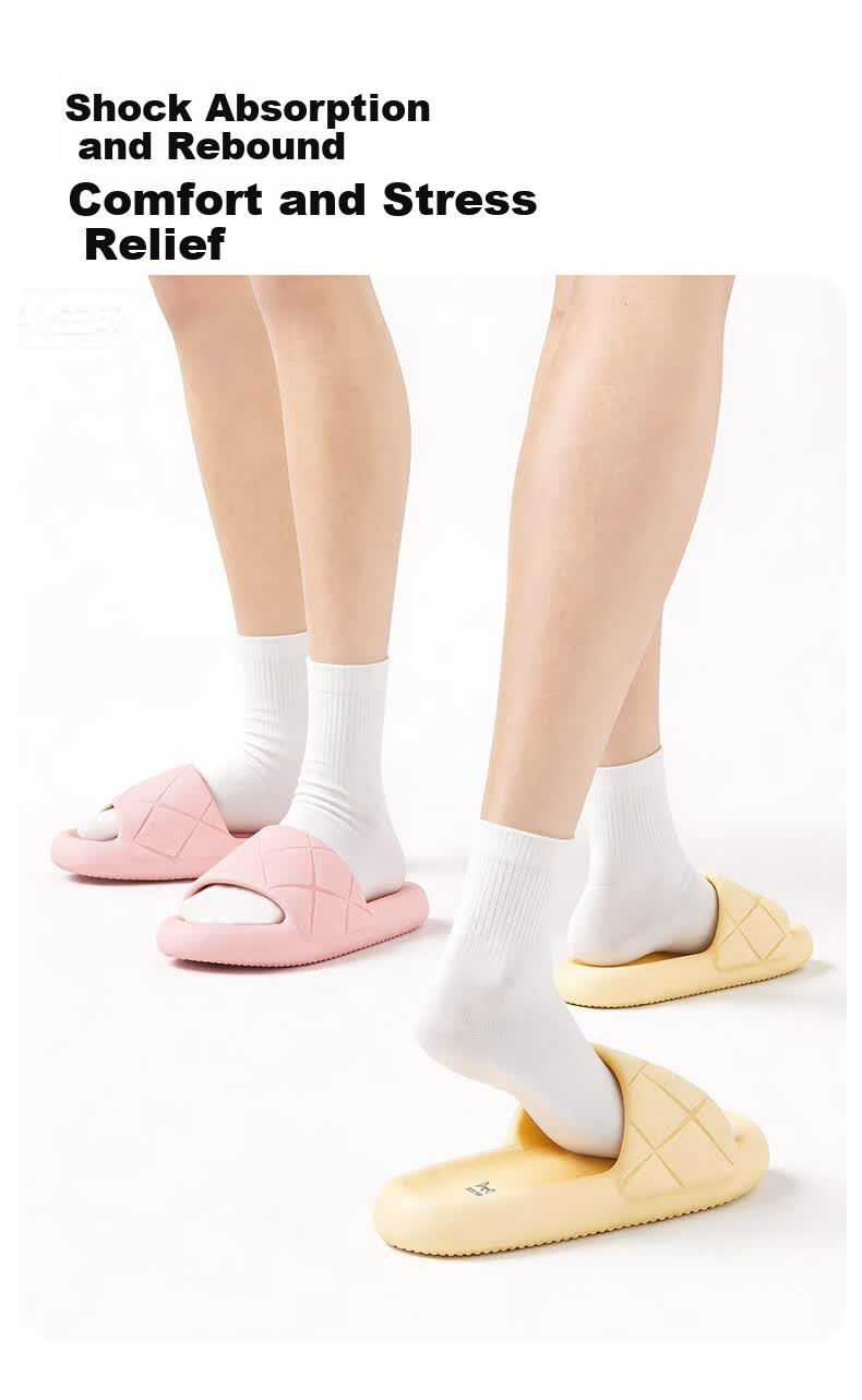 Miiow Men's Summer 2026 New Home Slippers Bathroom Non-Slip EVA Indoor Slippers Women Pink Size 35-36 2