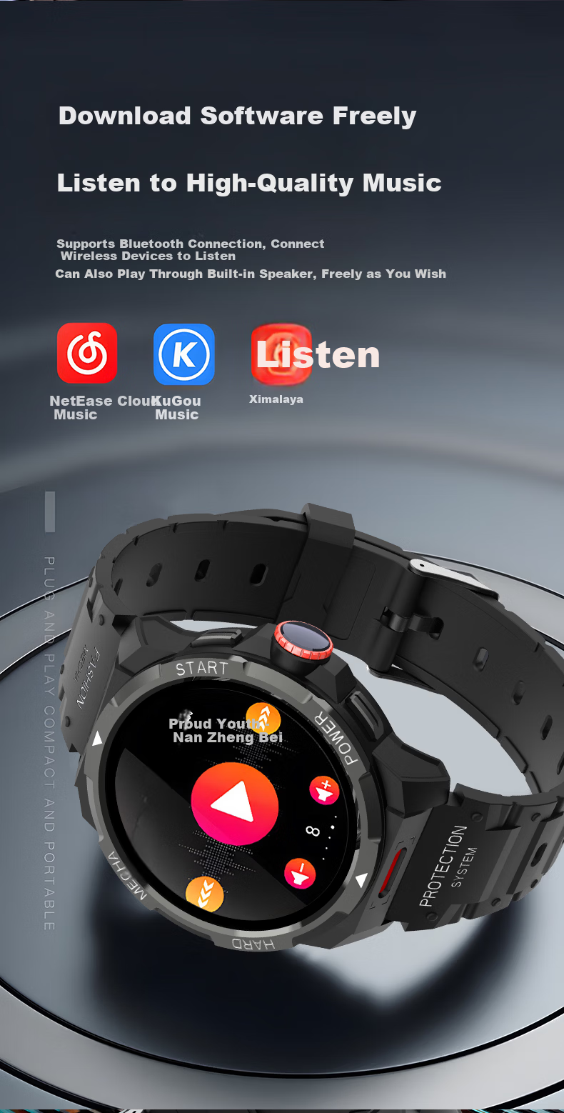 HUWXMAXI Smart Phone Watch for Kids and Teens 12-18 Years Old with SIM Card, GPS Locator for Middle and High School Students 7