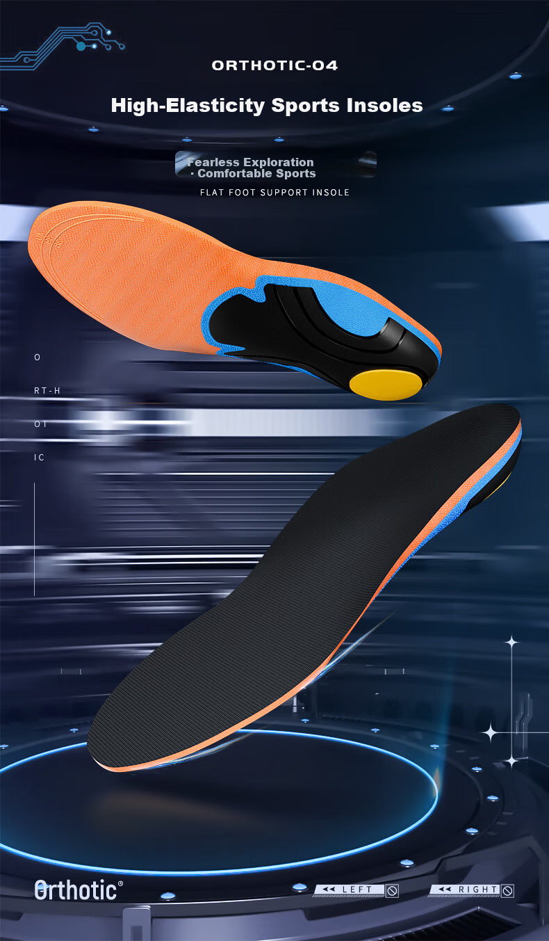 3515 Arch Support Insoles for Men Flat Feet Sports Insoles High-Efficiency Shock Absorption Full Support Comfortable for Long Standing 1