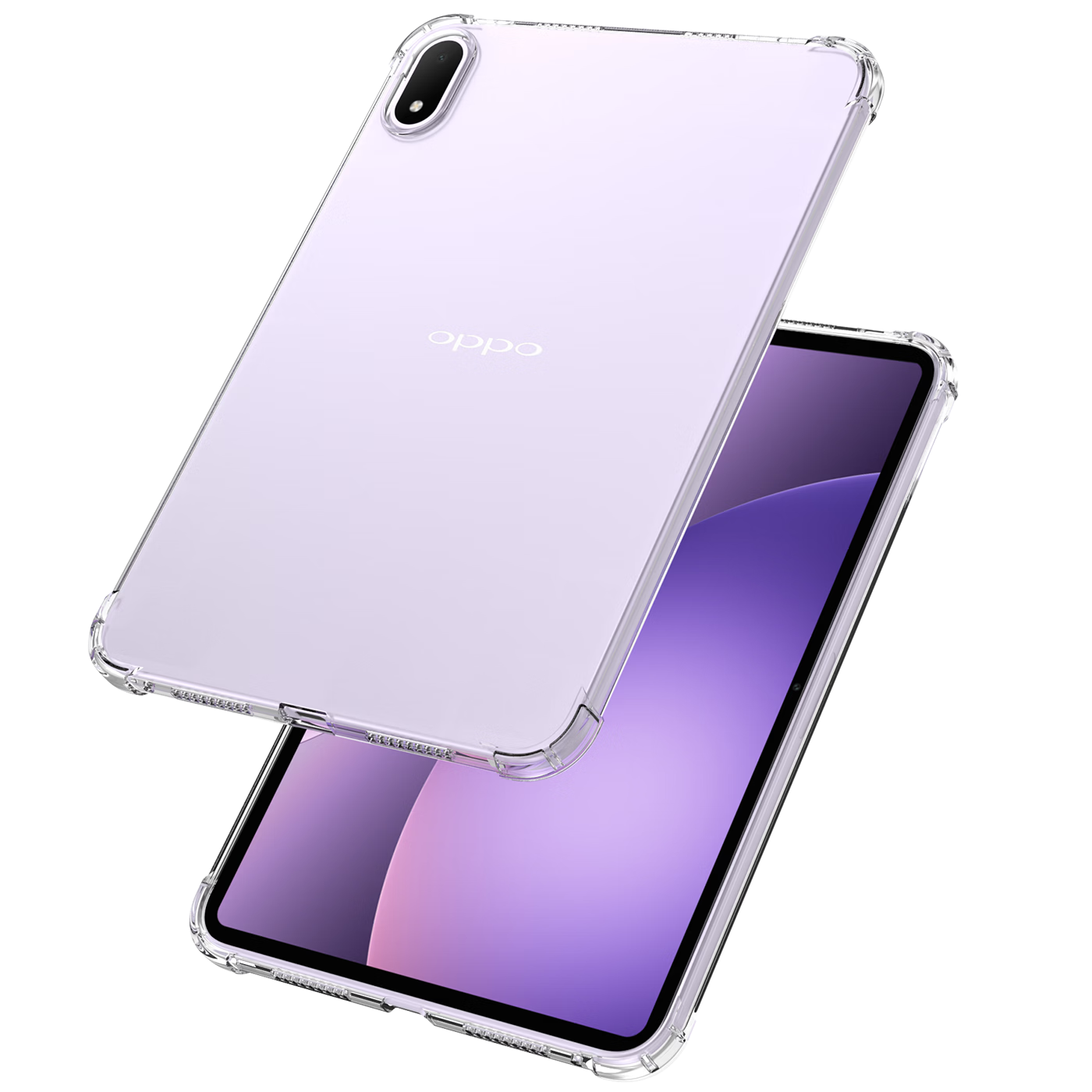 BIAZE Protective Case for 2026 OPPO Pad Mini 8.8-inch Tablet TPU Shockproof Soft Cover with Airbag Corners PB634