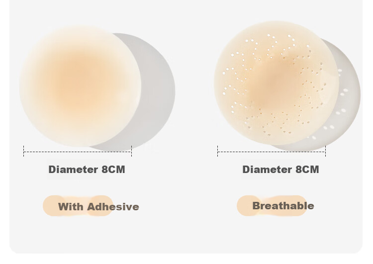 SBEAUTY 6.0 Aloe Vera Nipple Covers 2026 New Center Adhesive-Free Breast Pads Starry Sky 2 Pairs 11