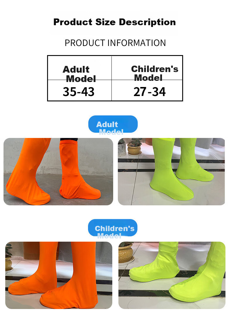FOOTOPPO Sandproof Shoe Covers for Adults and Children Desert Hiking Sand Sliding Outdoor Sand Covers Sand Ground Foot Covers Beach Socks 8