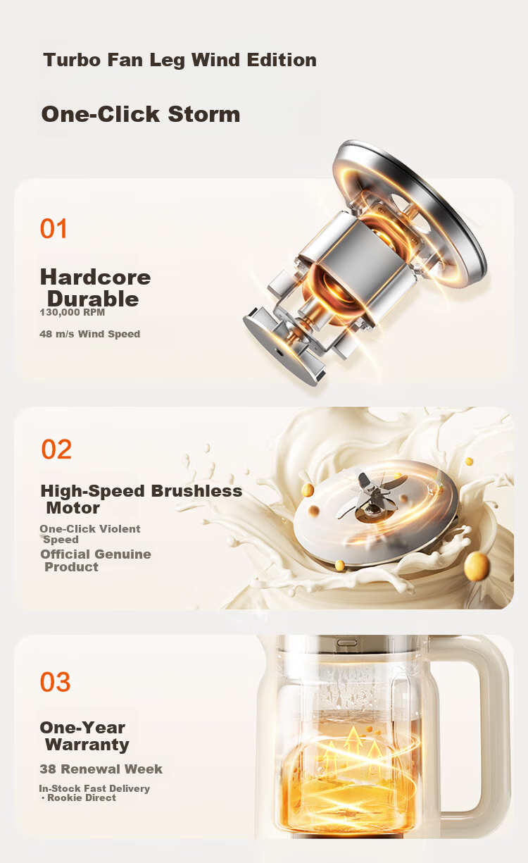 SUPOR Titanium Soymilk Maker 1.2L Fully Automatic Multifunctional Blender DJ12B-T01 9