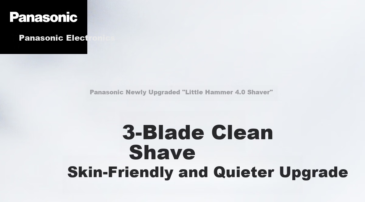 Panasonic New Little Hammer 4.0 Electric Shaver Reciprocating Smooth Dual Roller Skin-Friendly Portable Razor LM37 White 2026 New Model Gift for Boyfriend Birthday Price Guarantee 618 2
